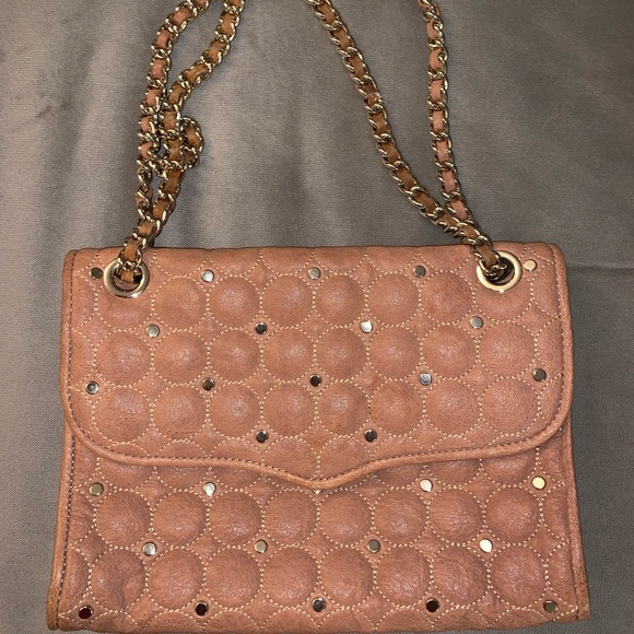 Rebecca Minkoff Flap Shoulder Bag - Shimmer Peach - Picture 3 of 8
